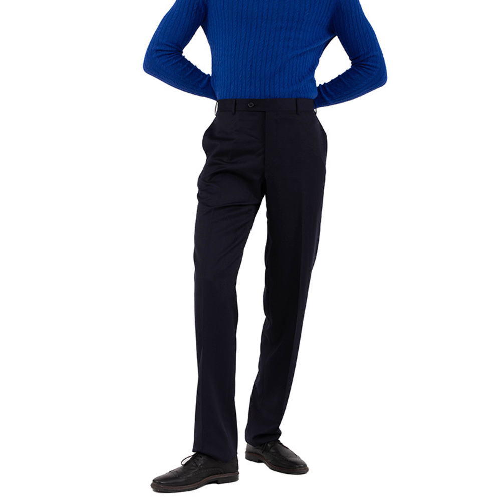 Elegant Pants Men size 38 Navy
